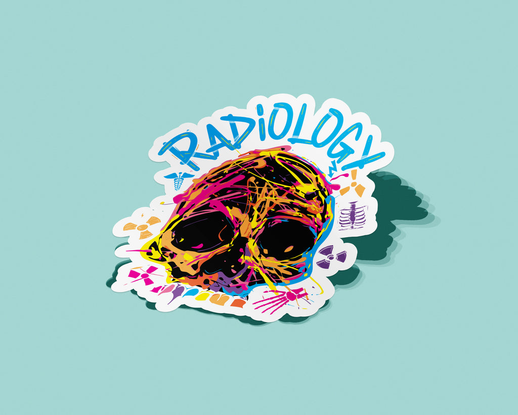 Waterproof Radiology Stickers - Pack of 5 Stickers (Choose 5 Stickers)