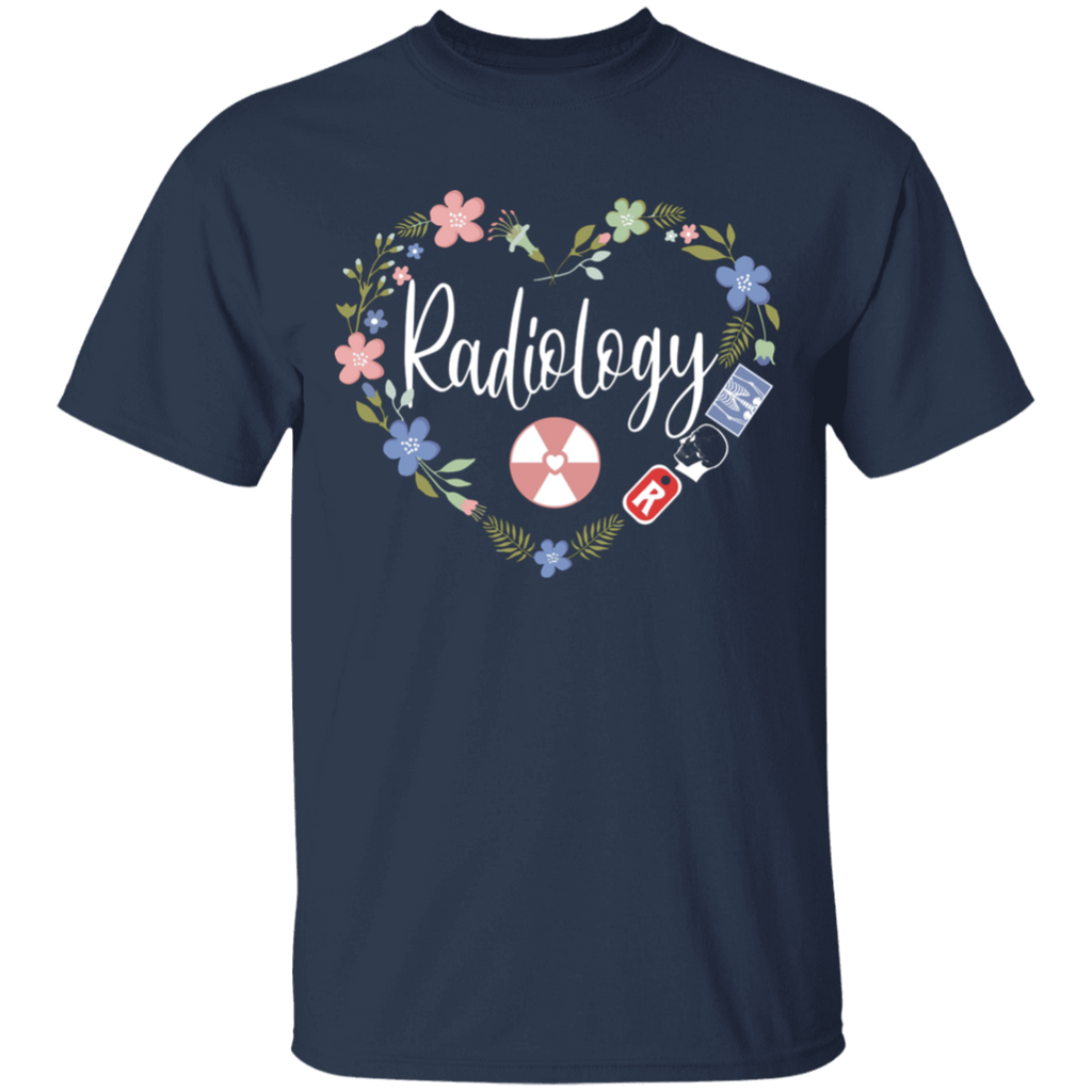 Flower Radiology Heart Unisex Adult T-Shirt