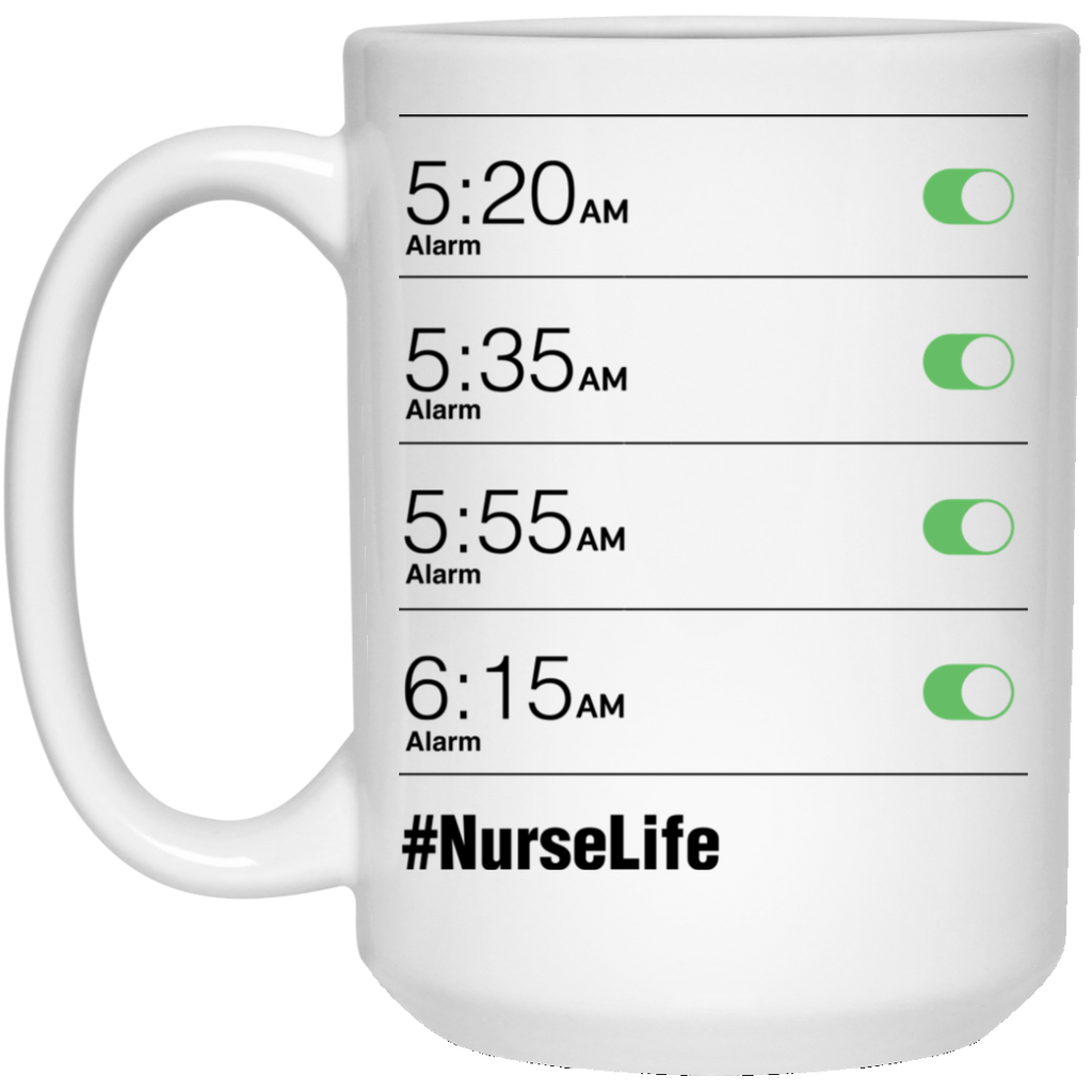 Nurse Alarm 15 oz. White Mug