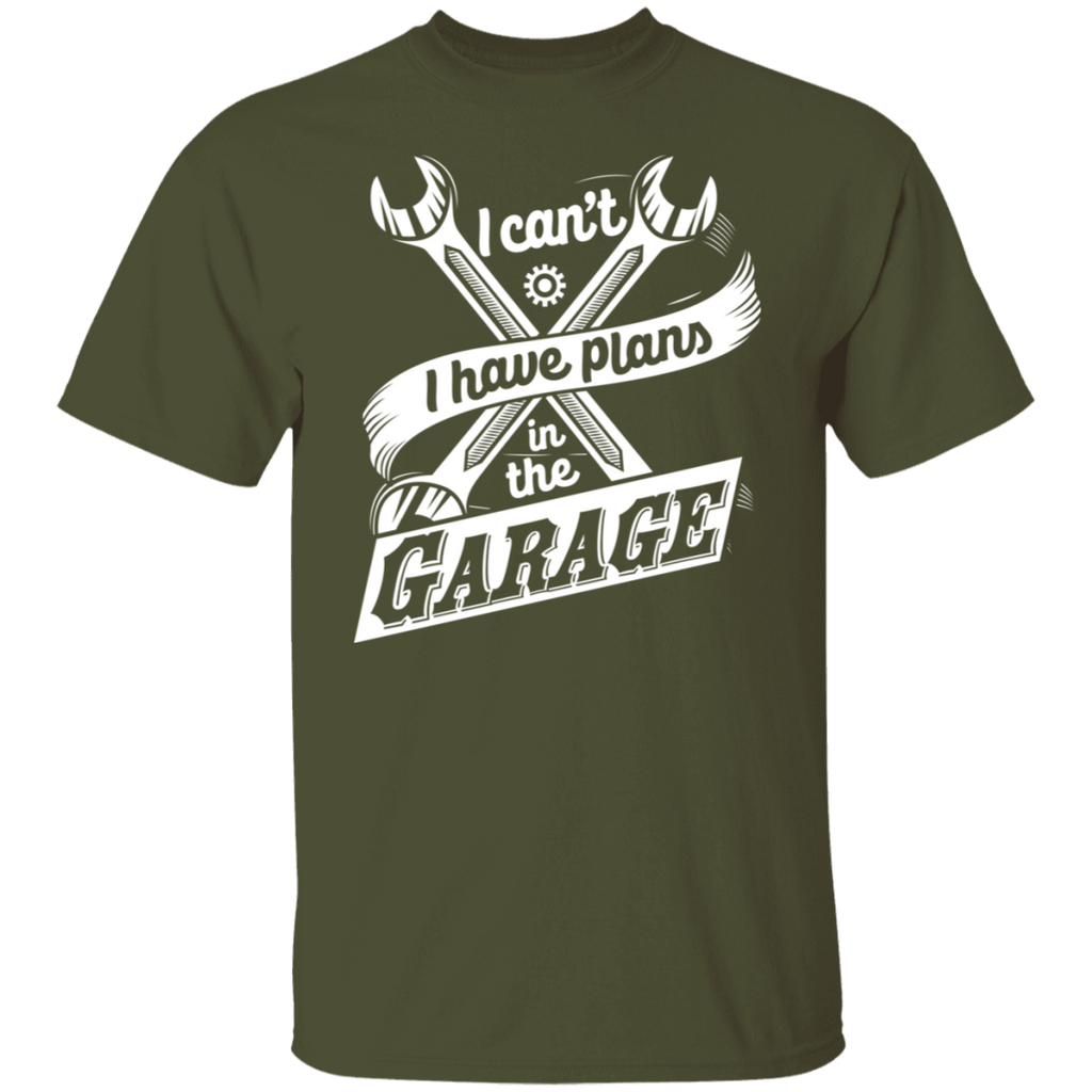 I can't I Have Plans in the Garage Mechanic T-Shirt