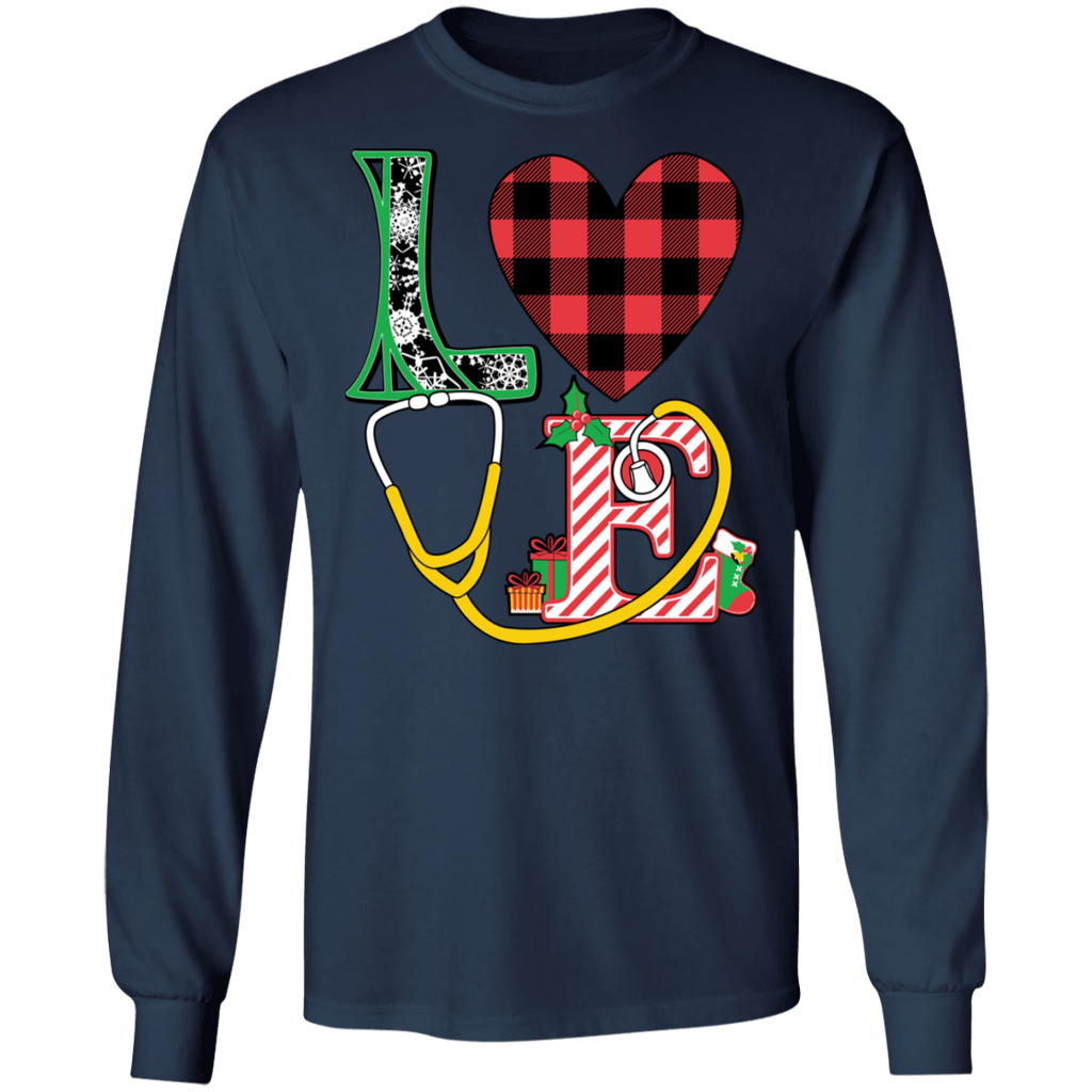 Nurse LOVE Christmas Long Sleeve Ultra Cotton T-Shirt