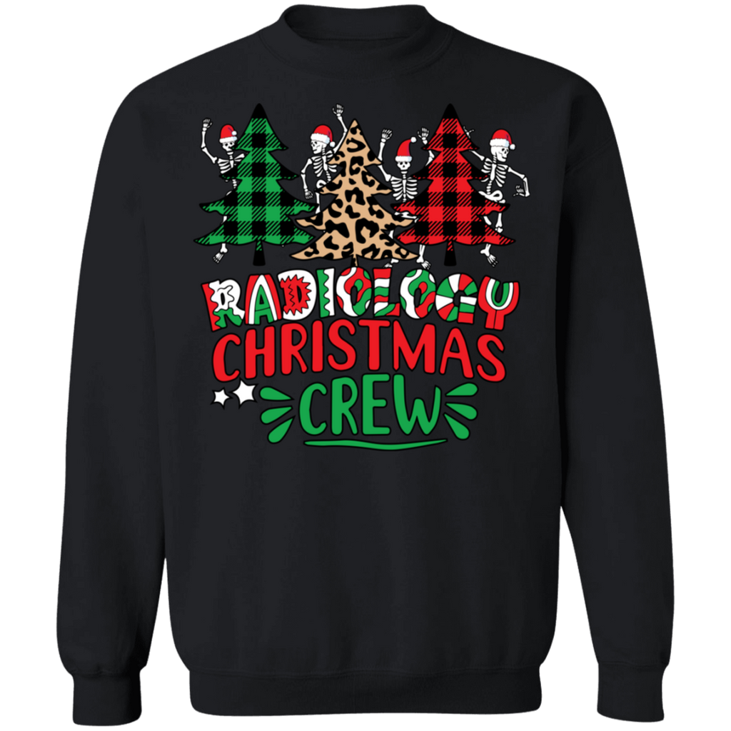 Radiology Christmas Crew Ugly Christmas Crewneck Pullover Sweatshirt