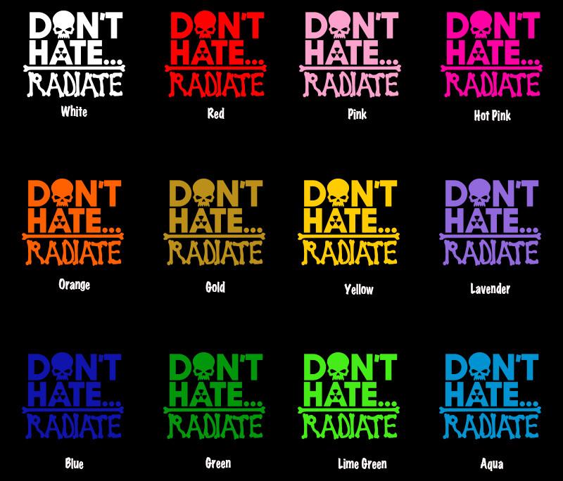 Don't Hate...Radiate