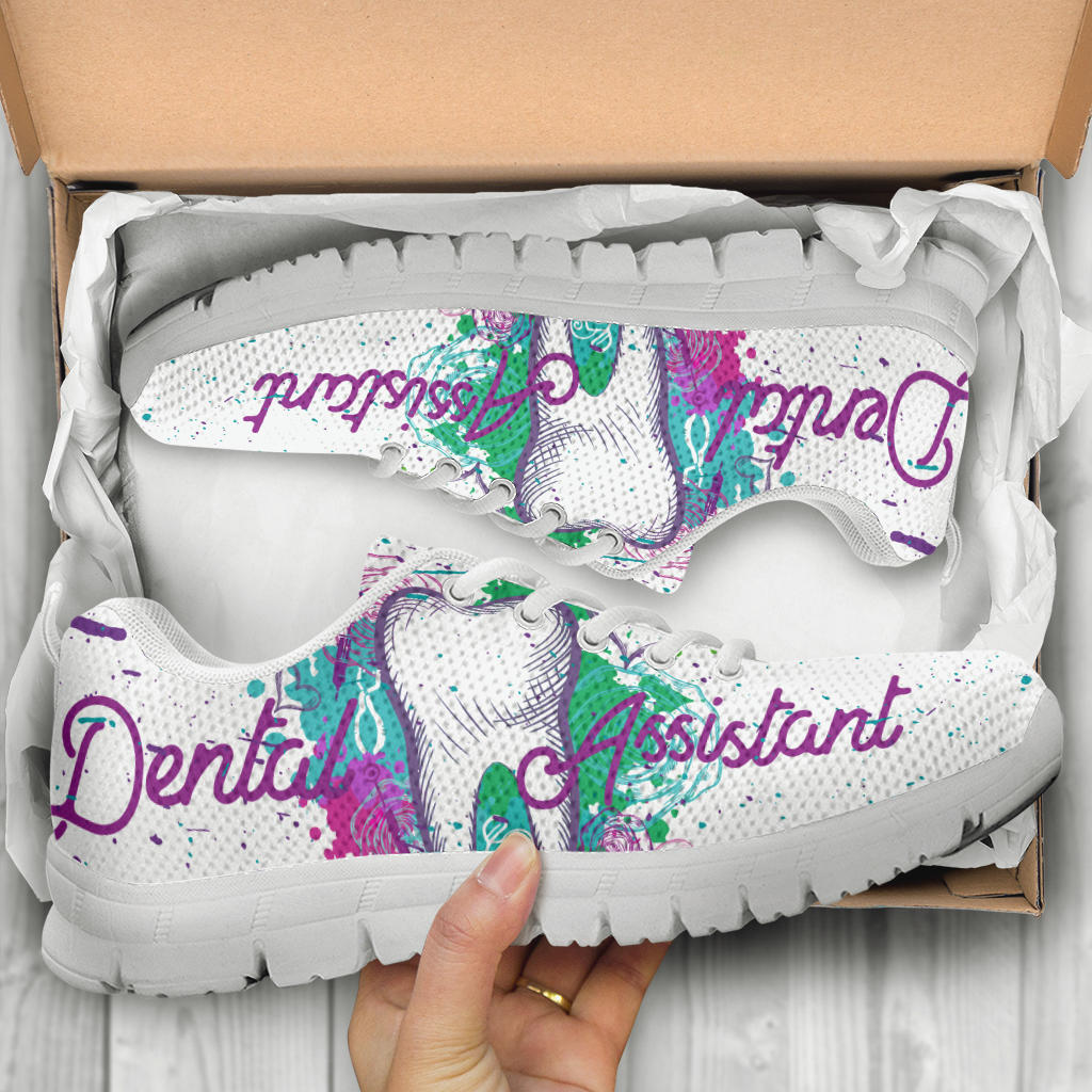 Dental Assistant White Tooth Sneakers