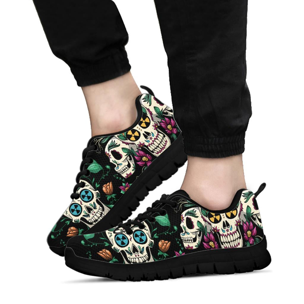 Radiology Colorful Sugar Skull Sneakers