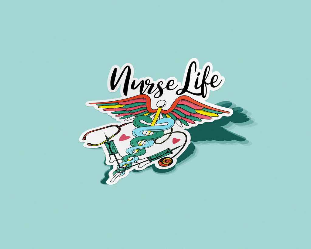 Waterproof Nursing Stickers - Pack of 5 Stickers (Choose 5 Stickers)