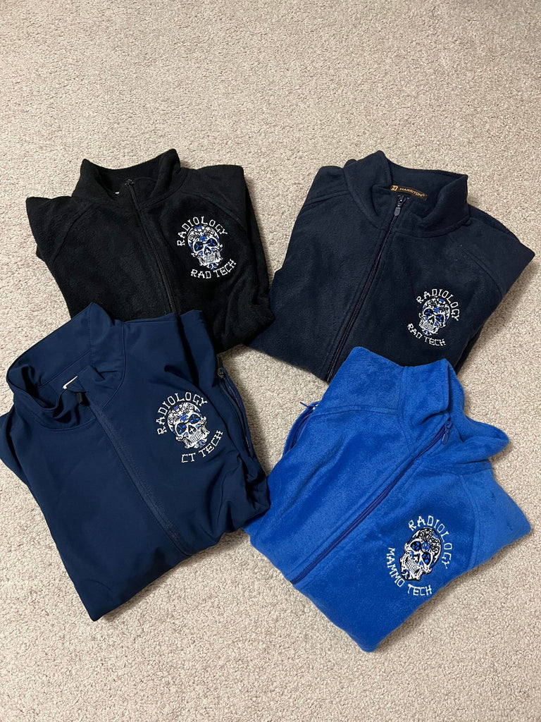 FINAL SALE: Refurbished Embroidered Radiology Sweaters & Jackets