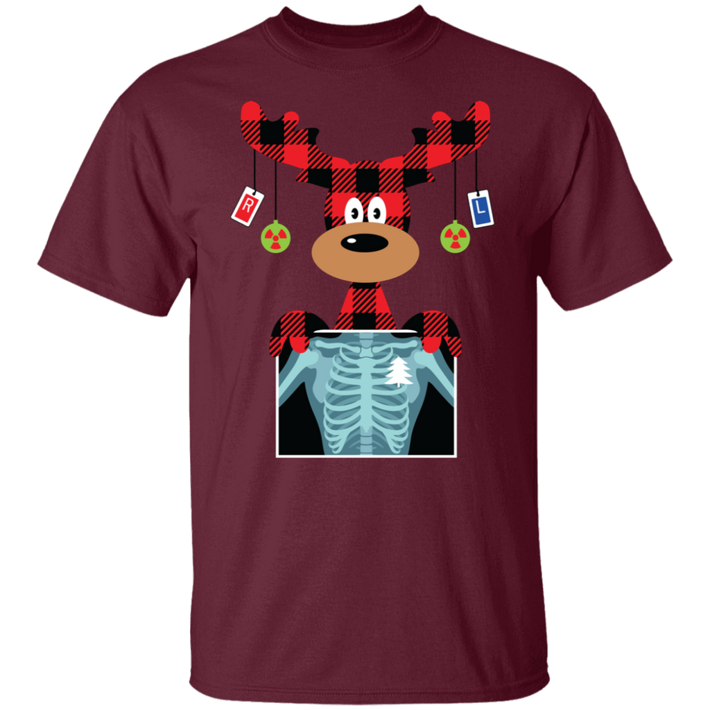 Radiology Reindeer Christmas T-Shirt