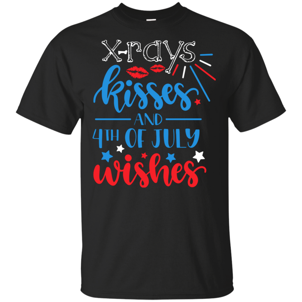 X-ray Kisses 4th of July T-Shirt