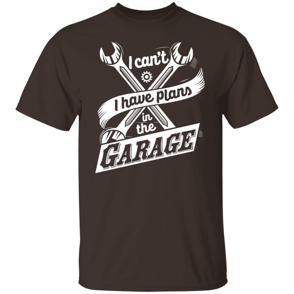 I can't I Have Plans in the Garage Mechanic T-Shirt