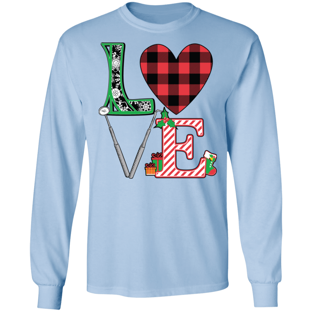 Dental LOVE Christmas Long Sleeve Ultra Cotton T-Shirt