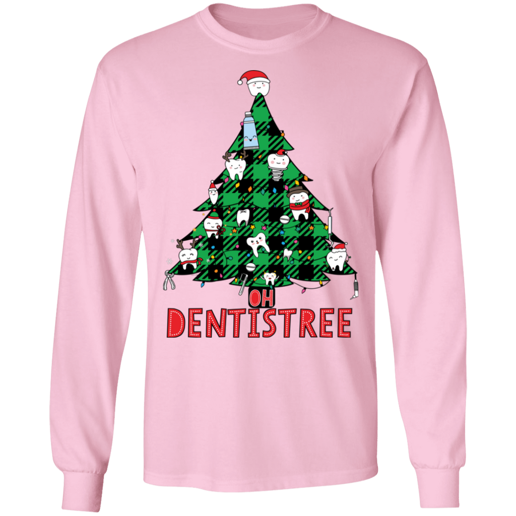 Oh Dentistree Dental Christmas Long Sleeve Ultra Cotton T-Shirt