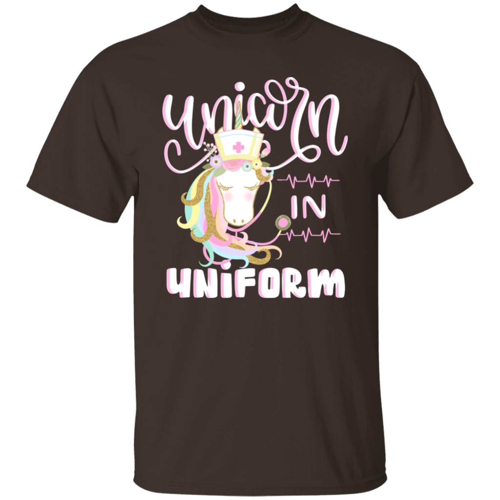 Unicorn in Uniform Nurse T-Shirt