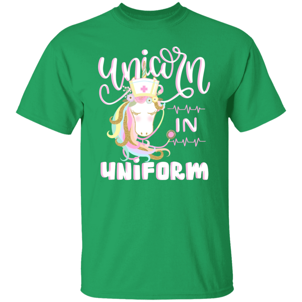 Unicorn in Uniform Nurse T-Shirt