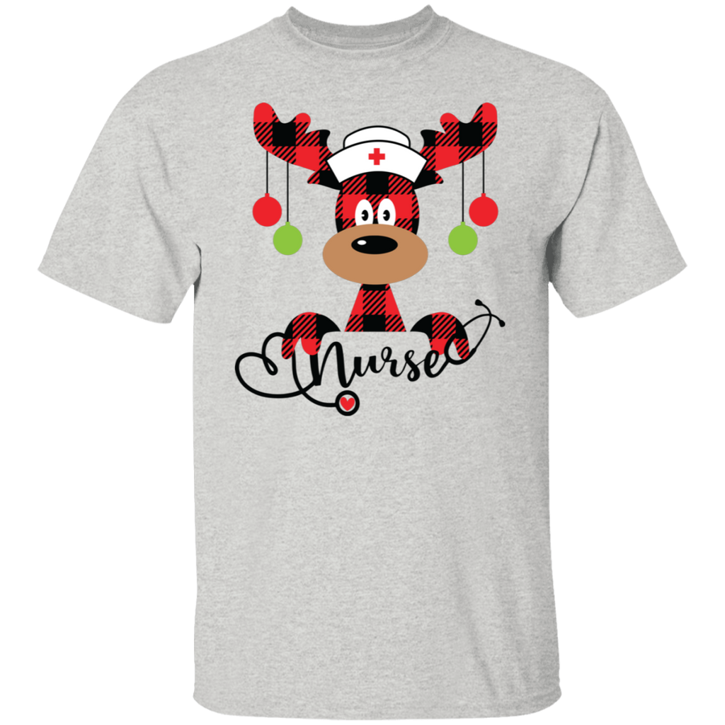 Nurse Reindeer Christmas T-Shirt