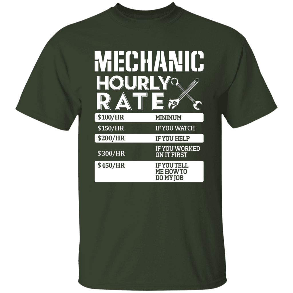 Mechanic Hourly Rate T-Shirt