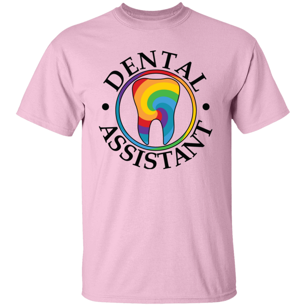 Dental Assistant Rainbow Tooth T-Shirt