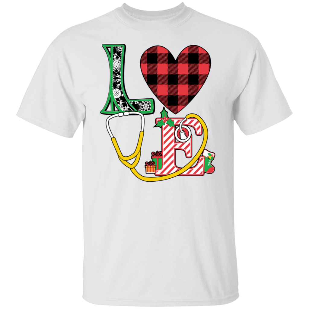 Nurse LOVE Christmas T-Shirt