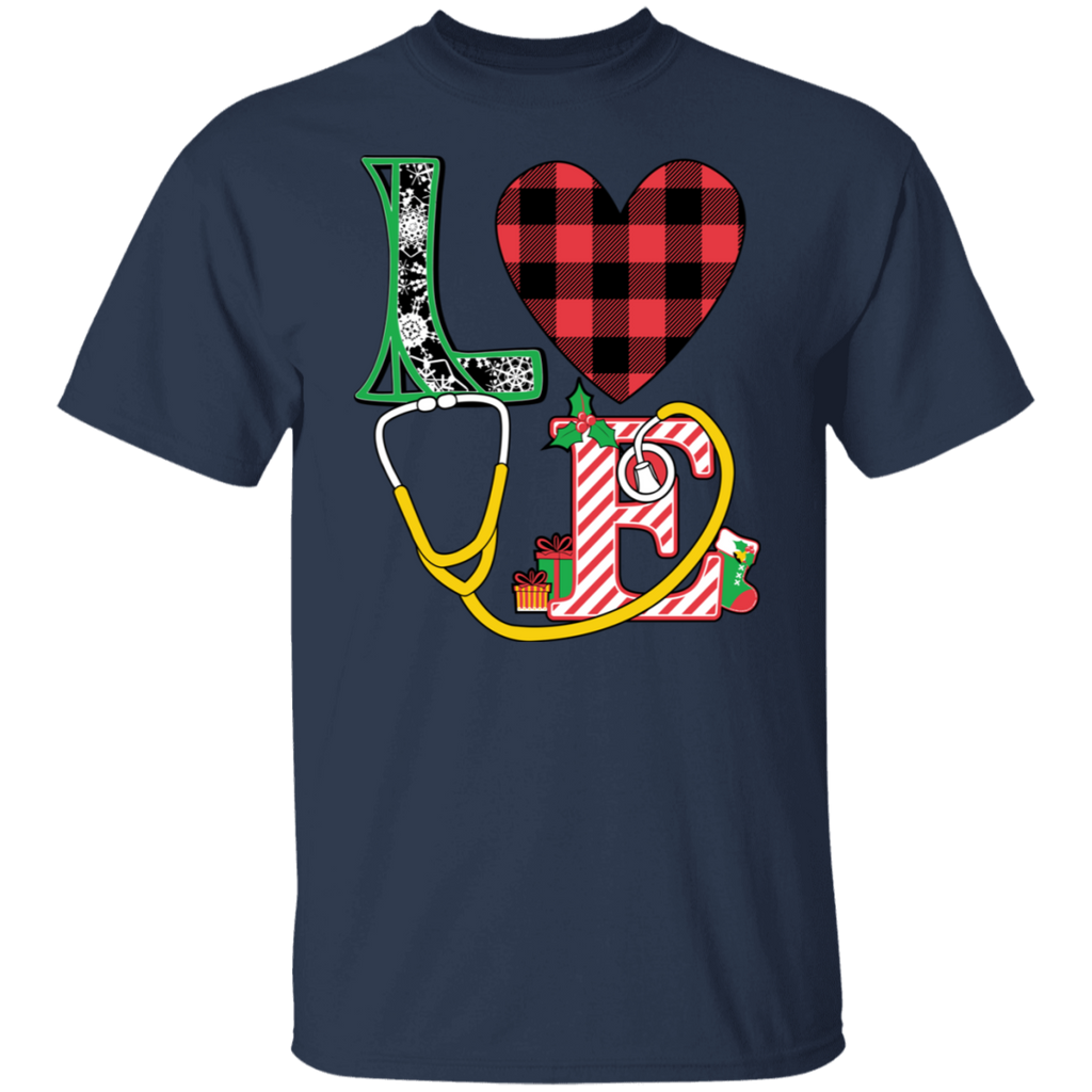 Nurse LOVE Christmas T-Shirt