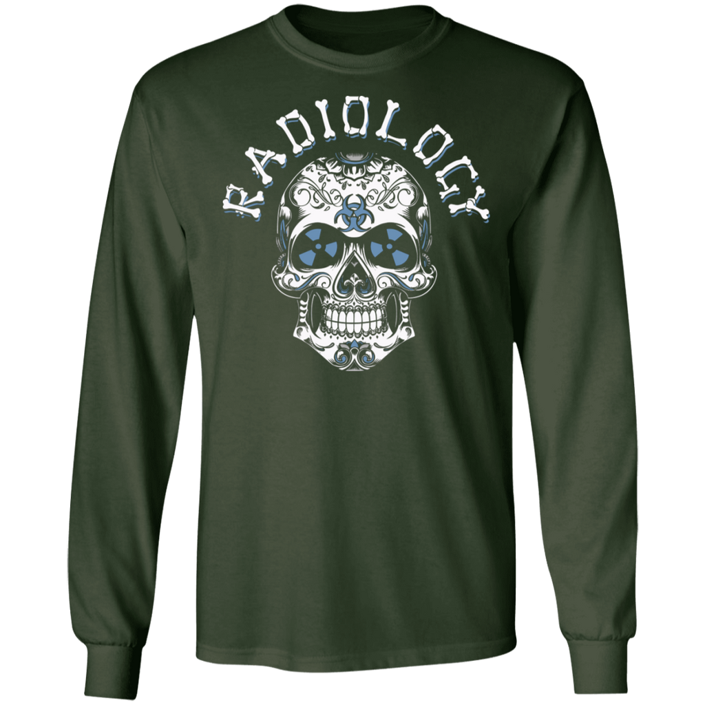 Radiology Skull 2 - Long Sleeve Ultra Cotton T-Shirt
