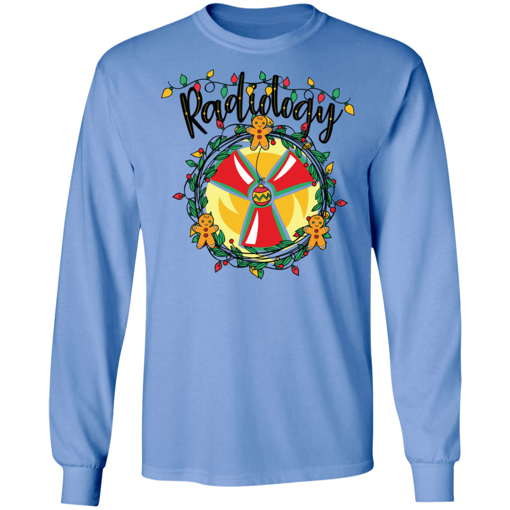 Radiology Christmas Wreath Long Sleeve Ultra Cotton T-Shirt
