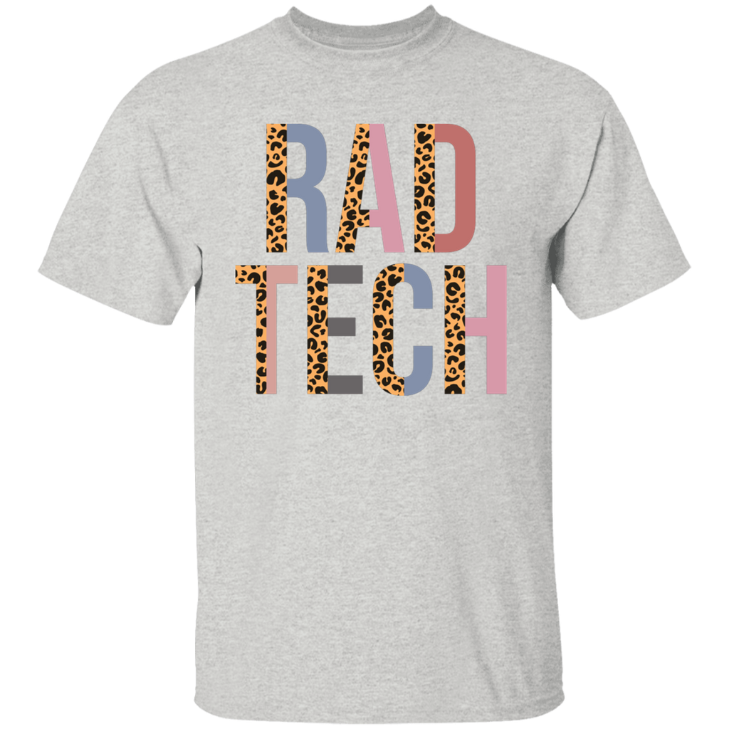 Rad Tech Leopard Design T-Shirt