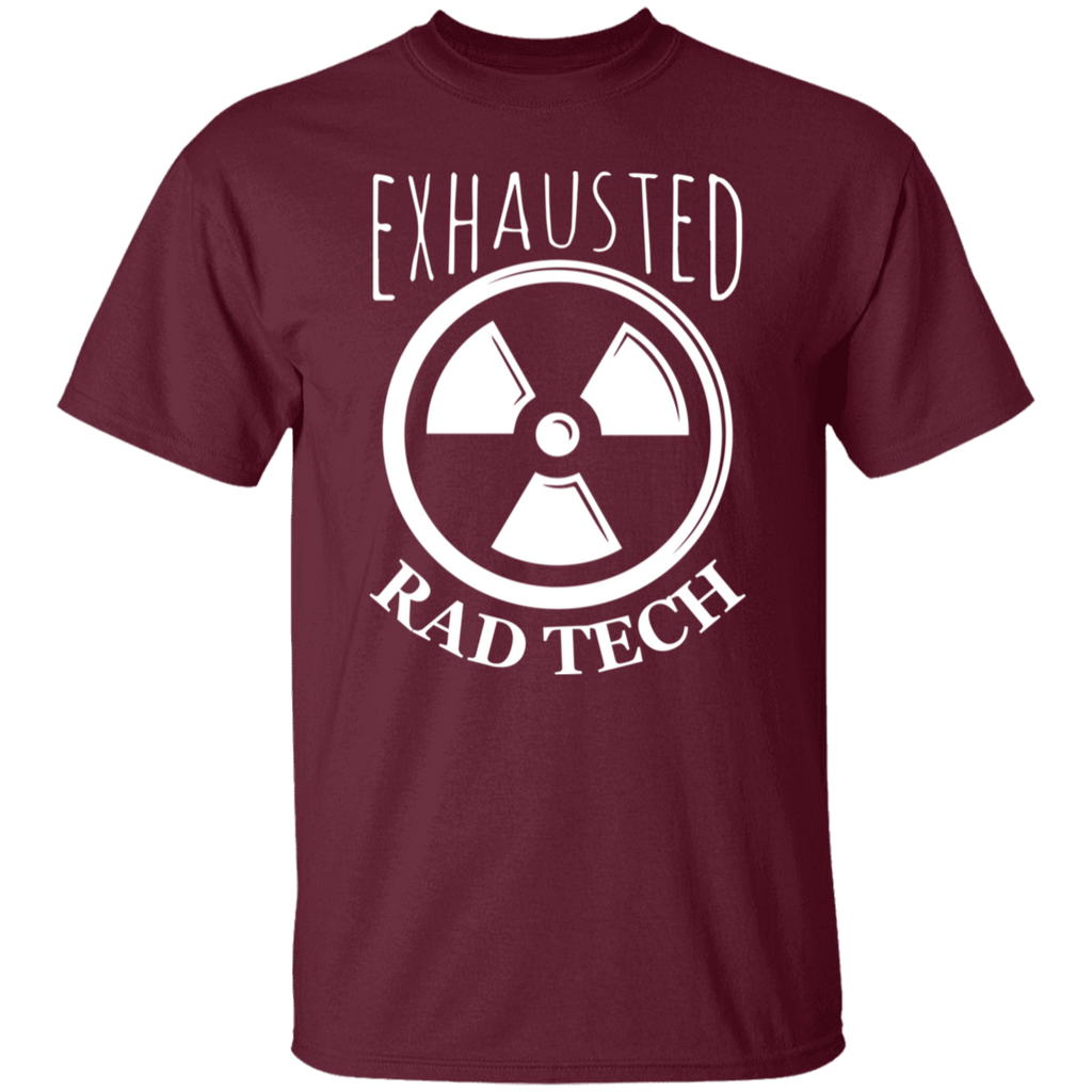 Exhausted Rad Tech Radiology T-Shirt