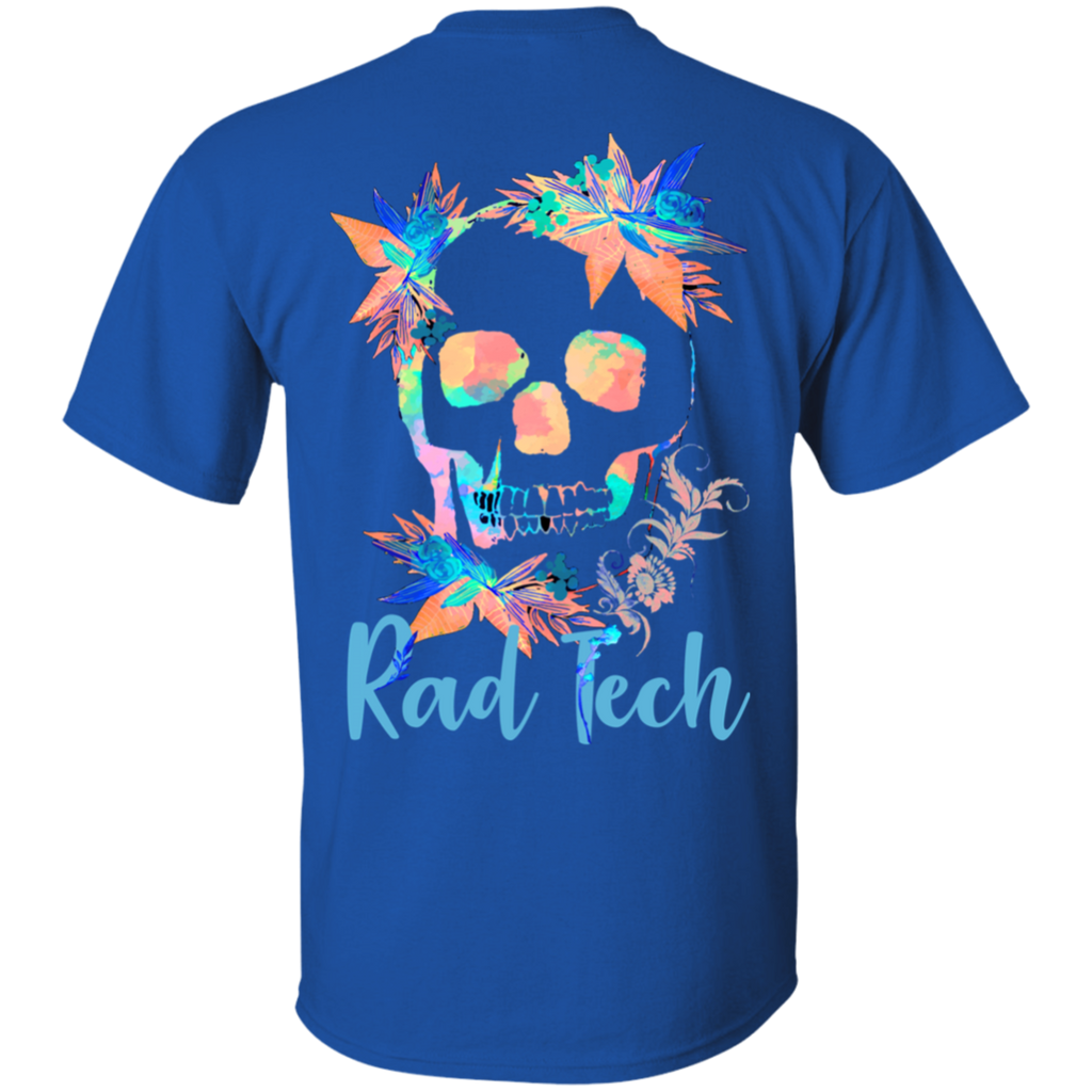 Rad Tech Colorful Skull T-Shirt (Back Only)