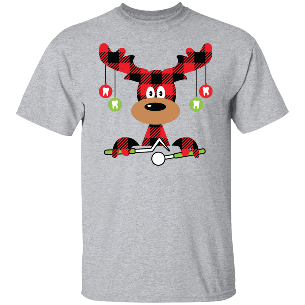 Dental Reindeer Christmas T-Shirt