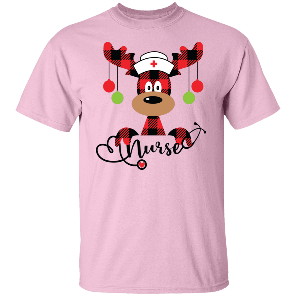 Nurse Reindeer Christmas T-Shirt