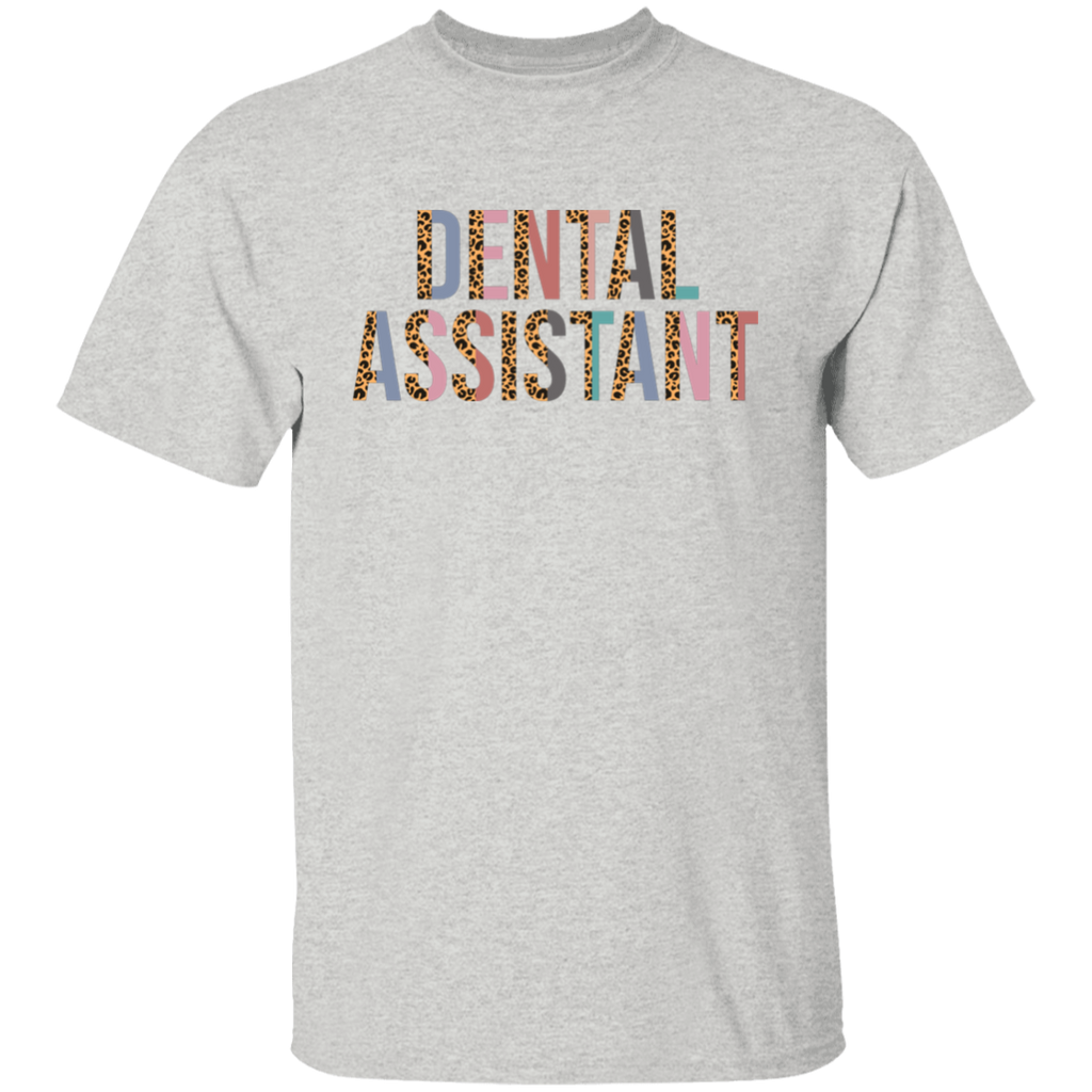Dental Assistant Leopard Design T-Shirt