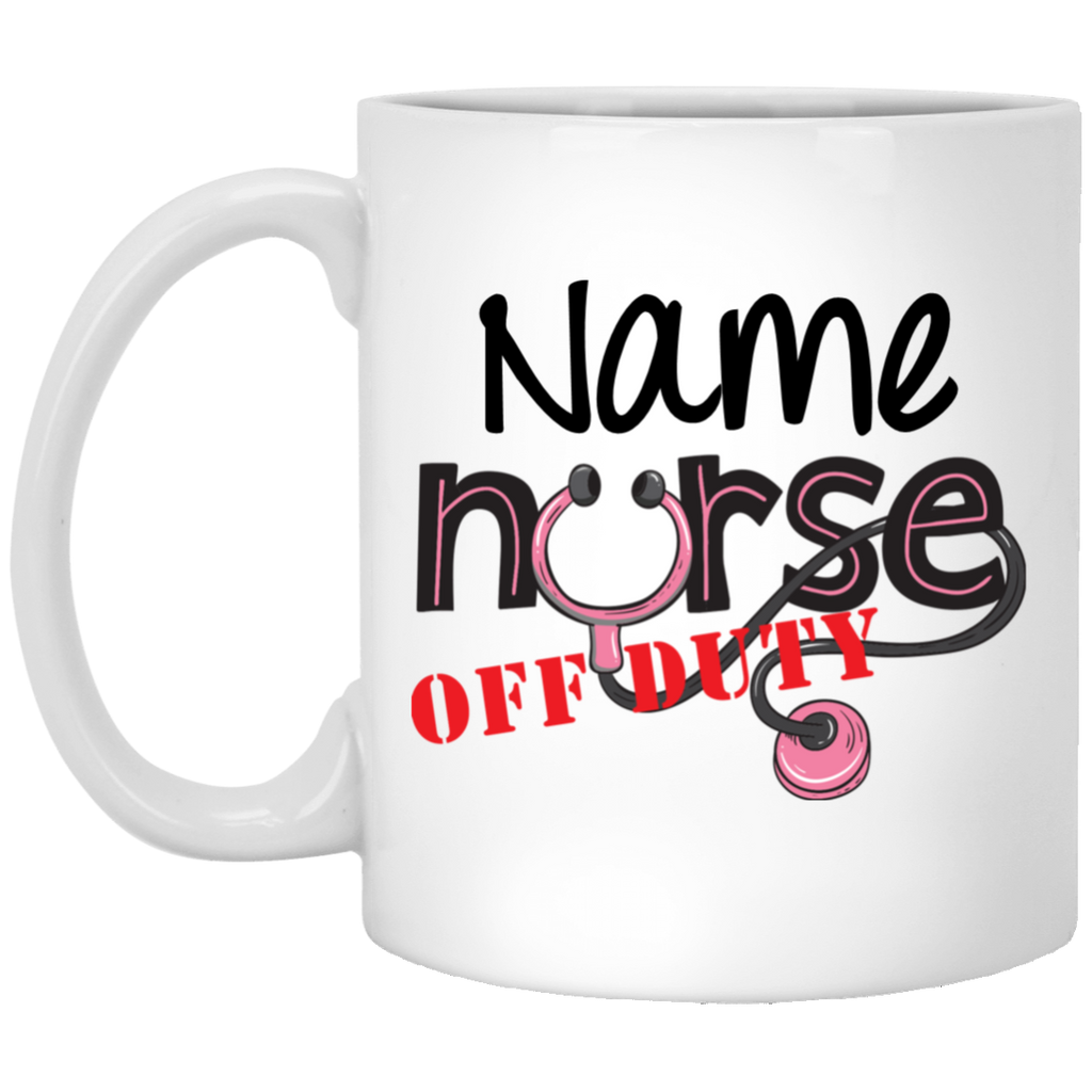 Personalized Nurse Off Duty Mug