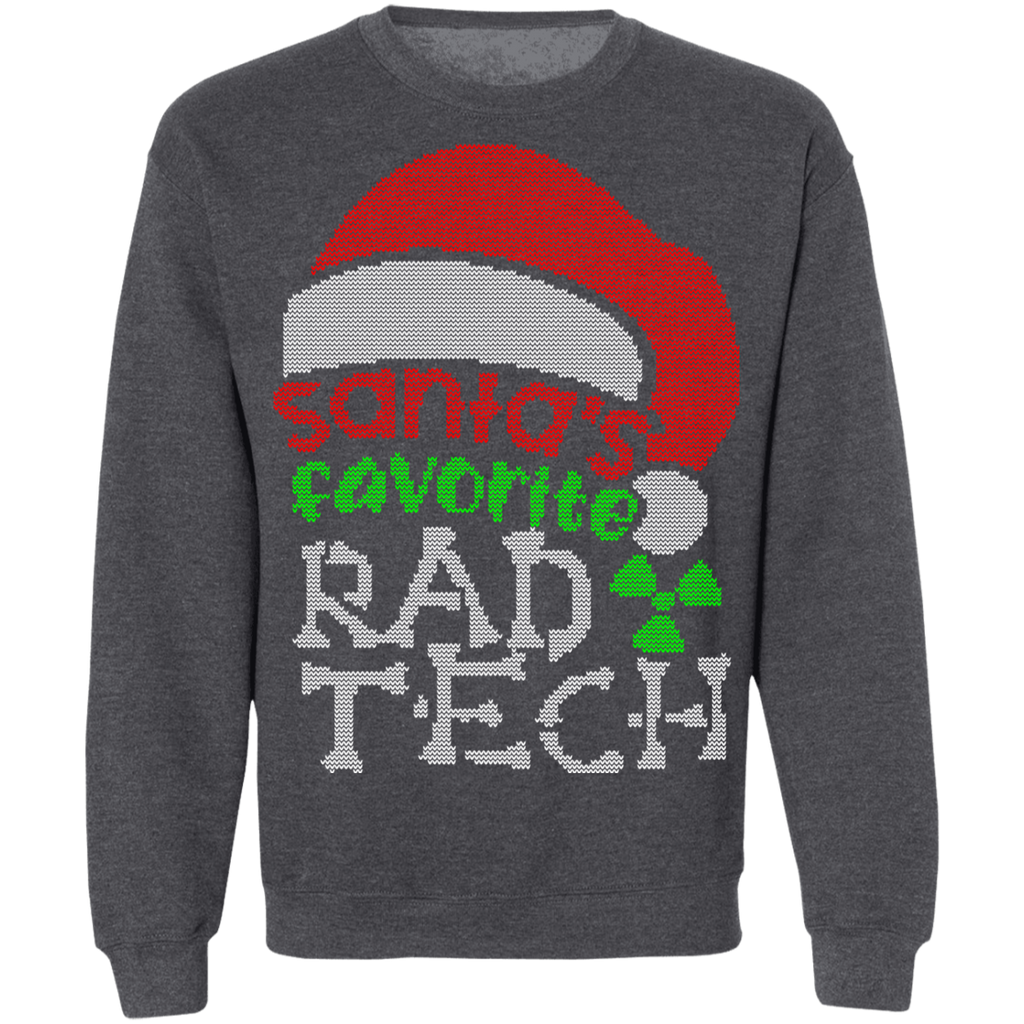 Santa's Favorite Rad Tech Crewneck Sweatshirt