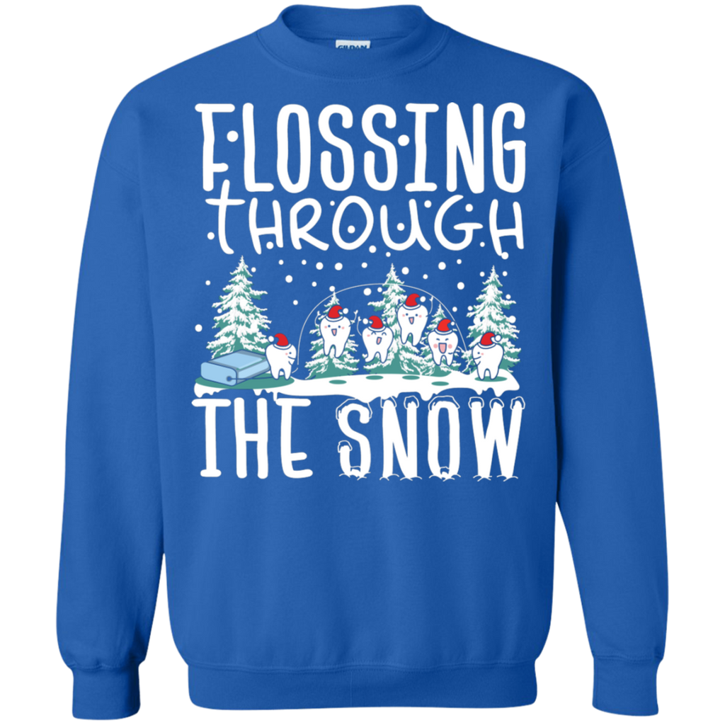 Flossing Thru the Snow Crewneck Sweatshirt