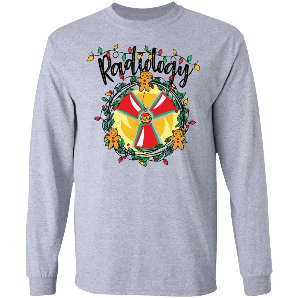 Radiology Christmas Wreath Long Sleeve Ultra Cotton T-Shirt