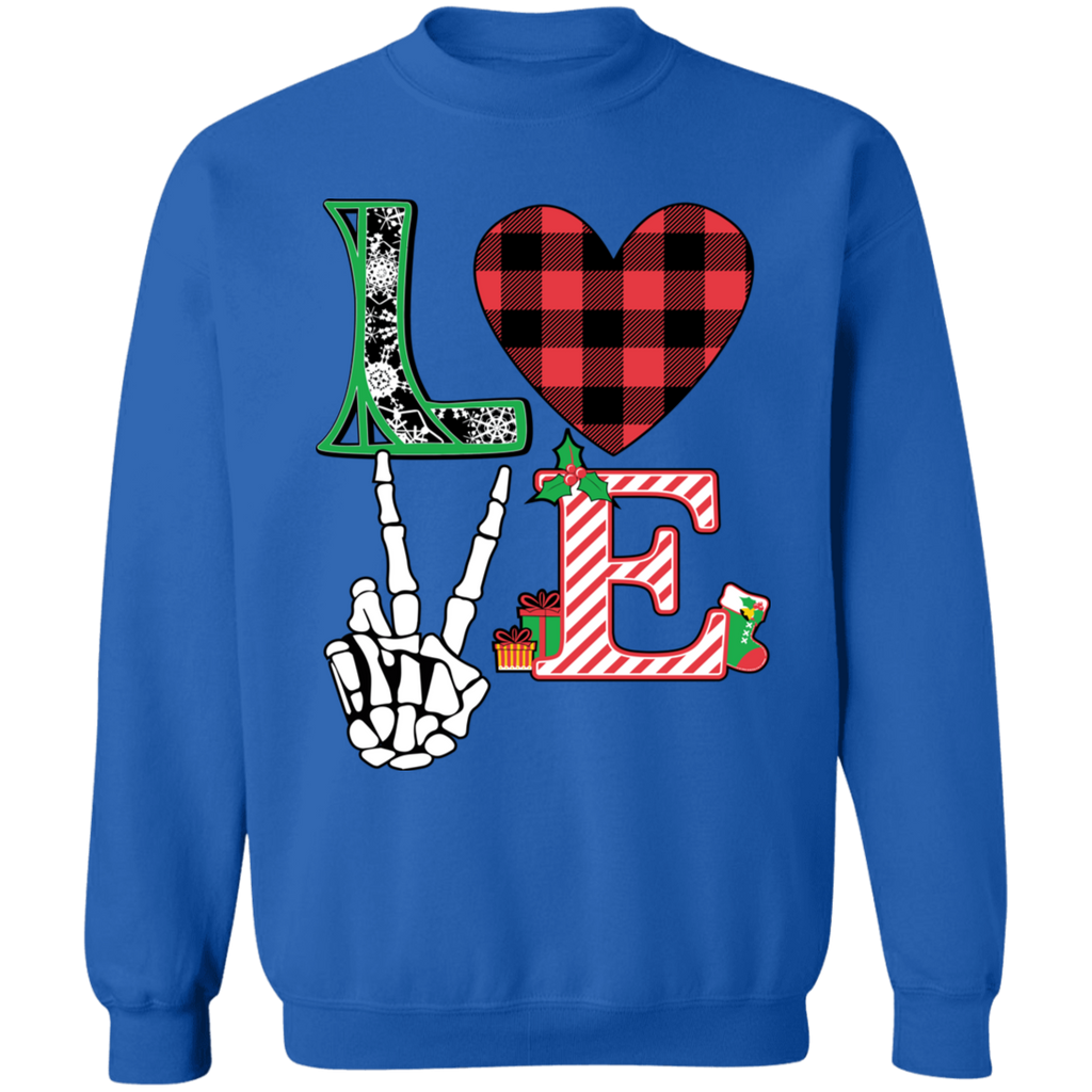 LOVE Radiology Ugly Christmas Crewneck Pullover Sweatshirt