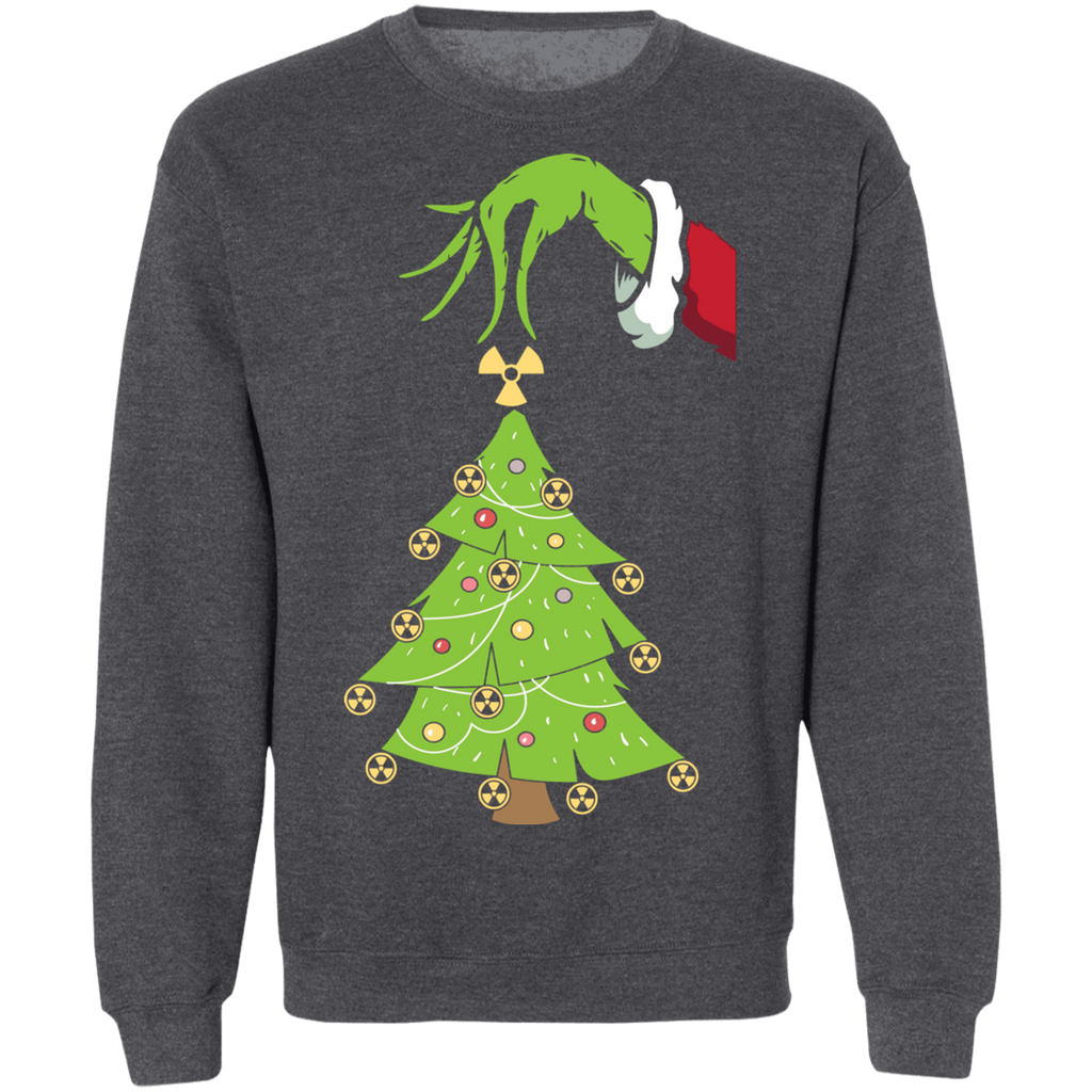 Who Stole Rad Tech Symbol Ugly Christmas Sweatshirt