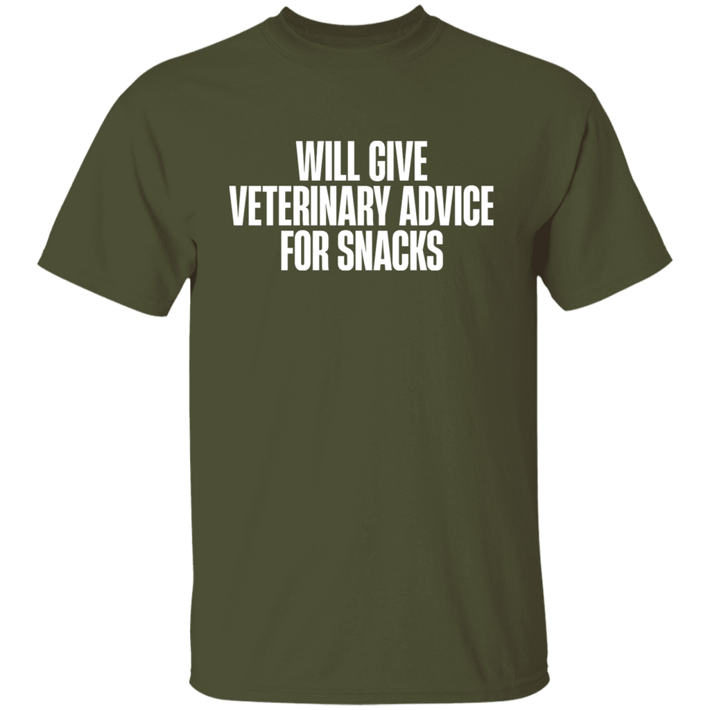 Will Give Veterinary Advice For Snacks T-Shirt