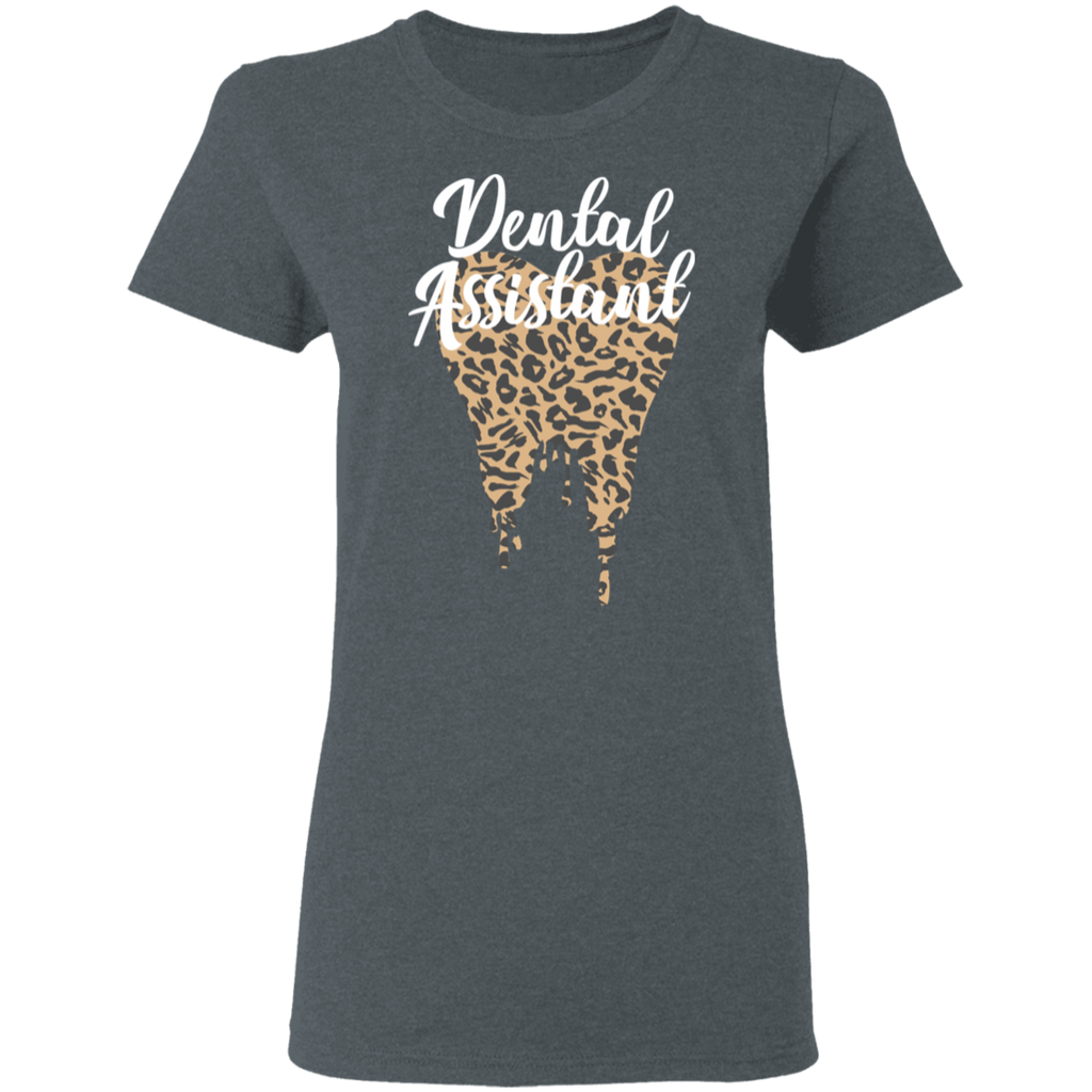 Dental Assistant Leopard Ladies' T-Shirt