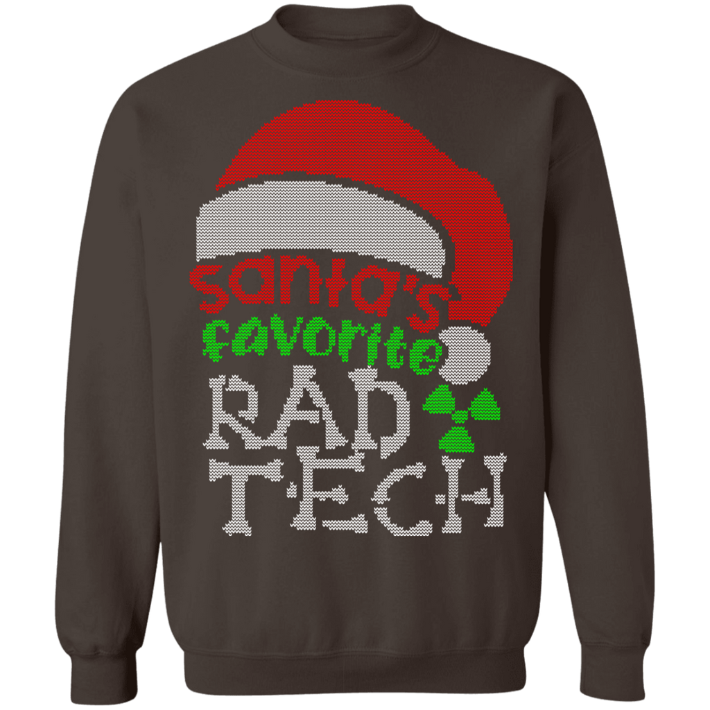 Santa's Favorite Rad Tech Crewneck Sweatshirt