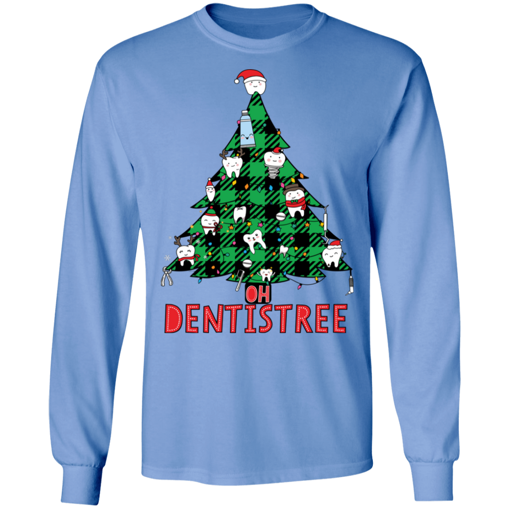 Oh Dentistree Dental Christmas Long Sleeve Ultra Cotton T-Shirt