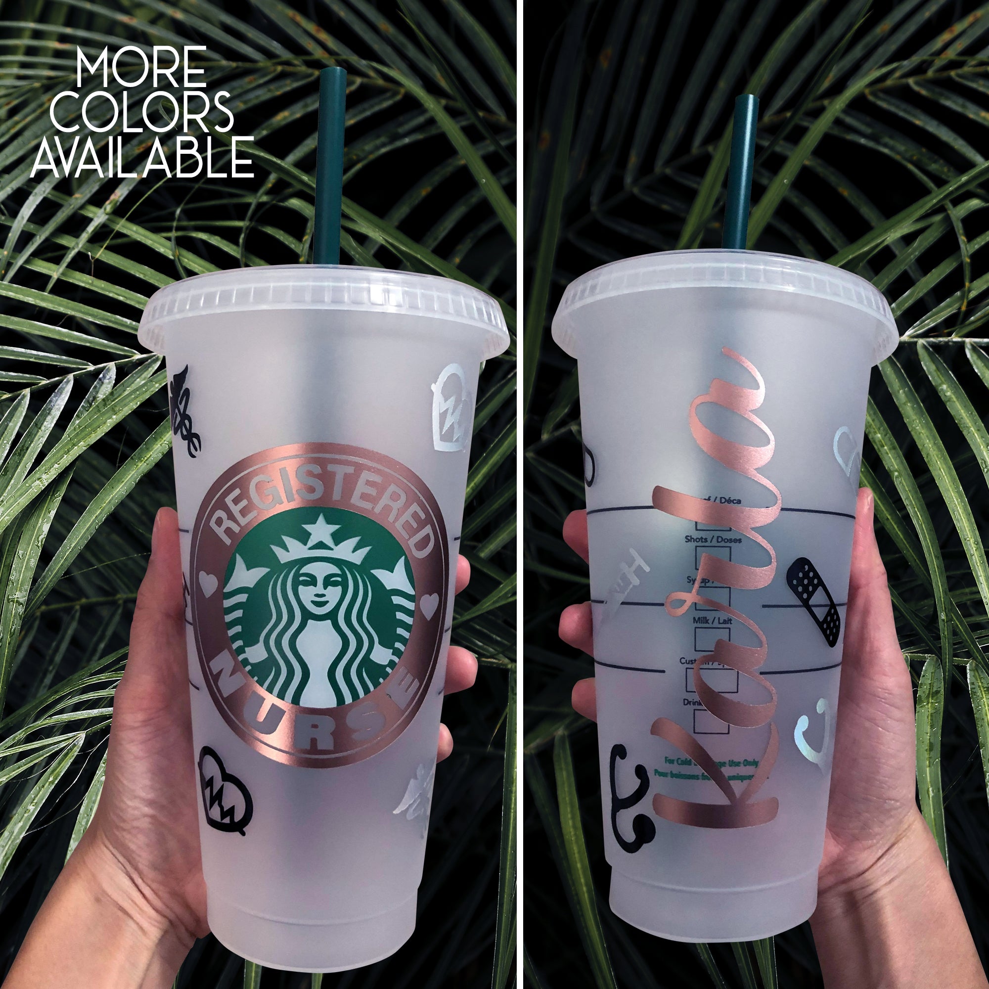 Personalized Starbucks Cup Custom Reusable Cold Cup Iced 
