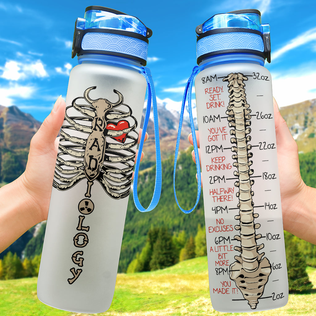 Radiology Hydro Time Tracking Water Bottle (32oz.)