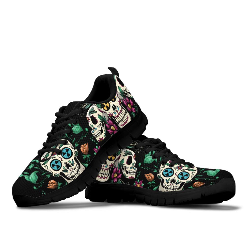 Radiology Colorful Sugar Skull Sneakers