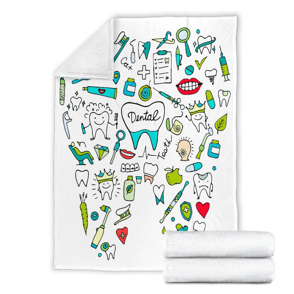 Dental Tooth Premium Blanket