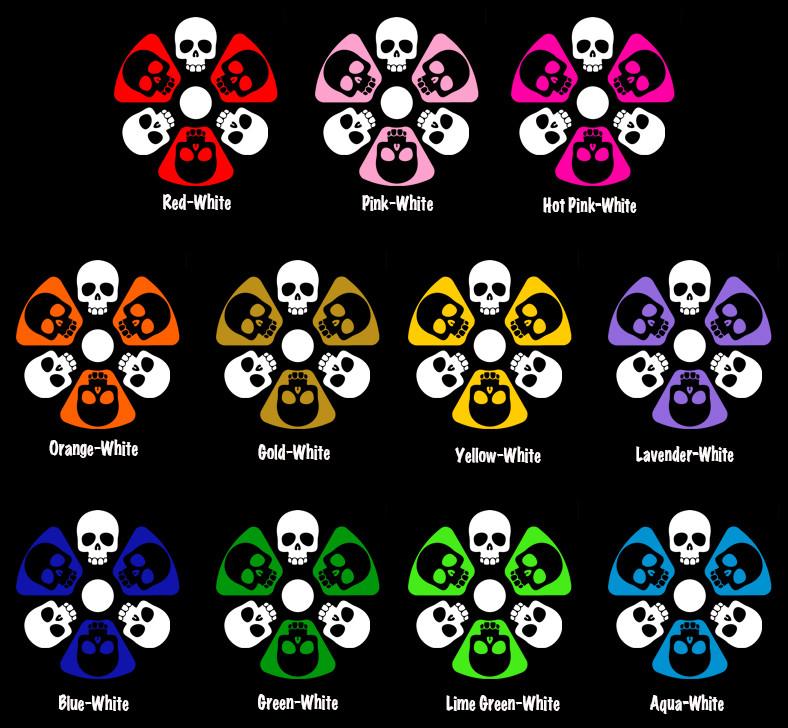 Radiology Circle Skulls - Two Colors