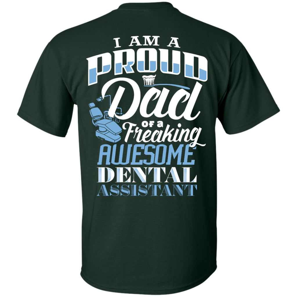 Short Sleeve - Proud Dad Of A Dental Assistant - Unisex Tee