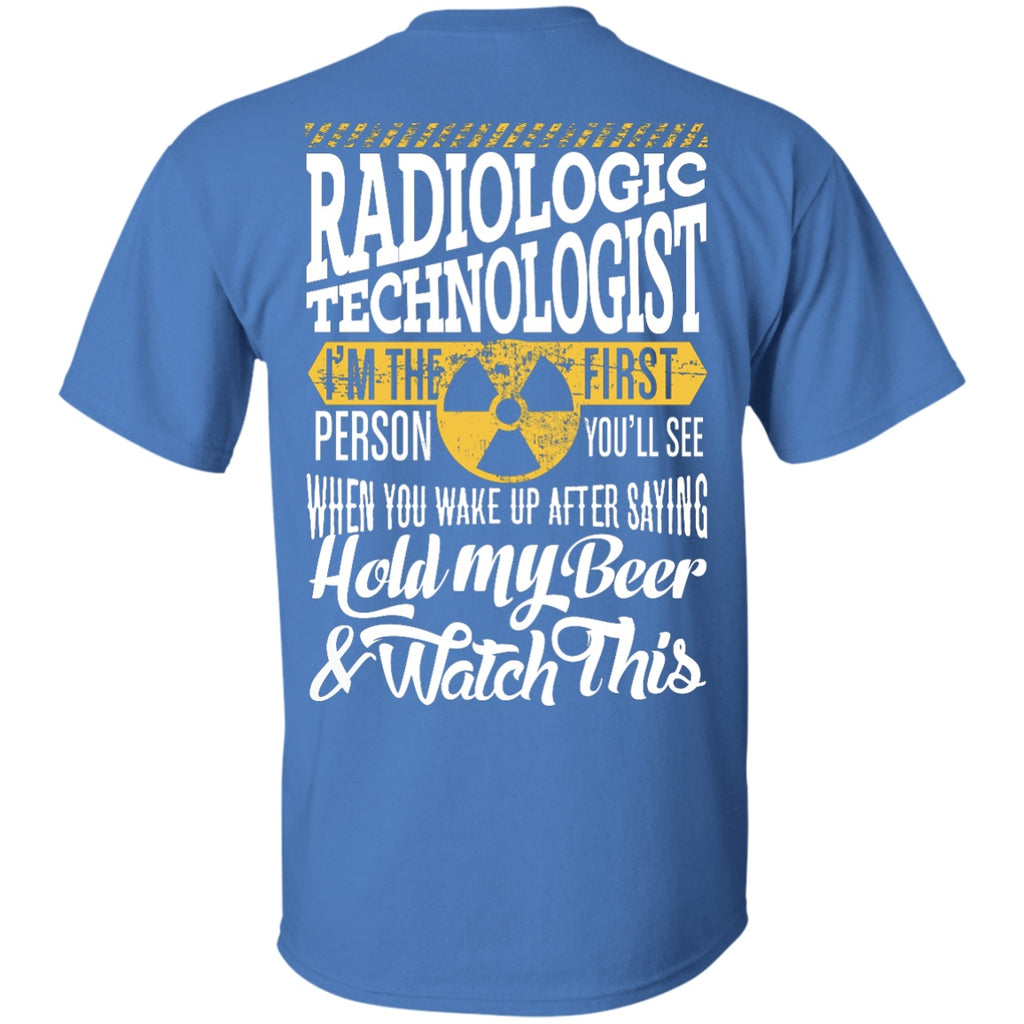 Short Sleeve - Rad Tech Hold My Beer BACK ONLY - Unisex Tee